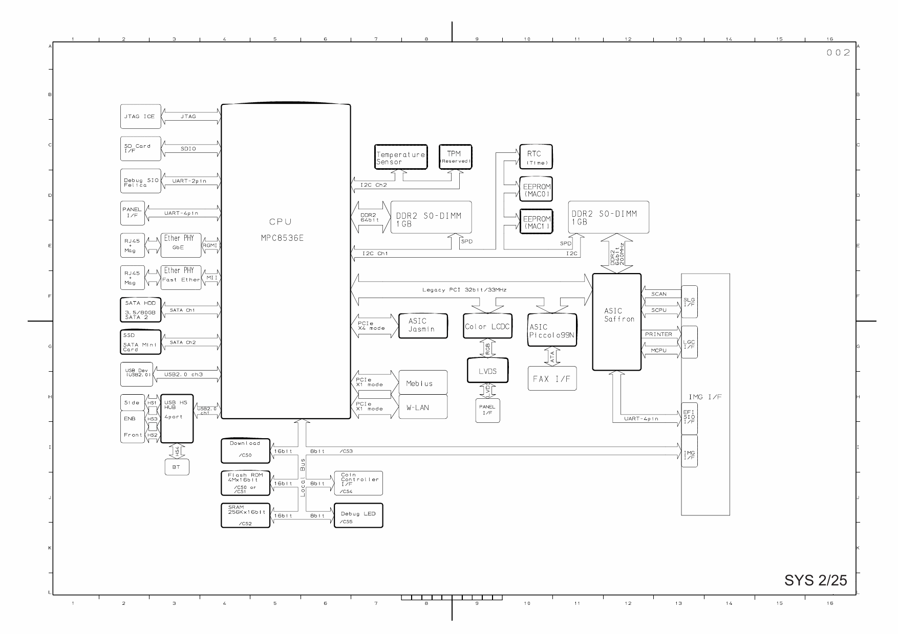 TOSHIBA e-STUDIO 2040c 2540c 3040c 3540c 4540c Circuit Diagram-2